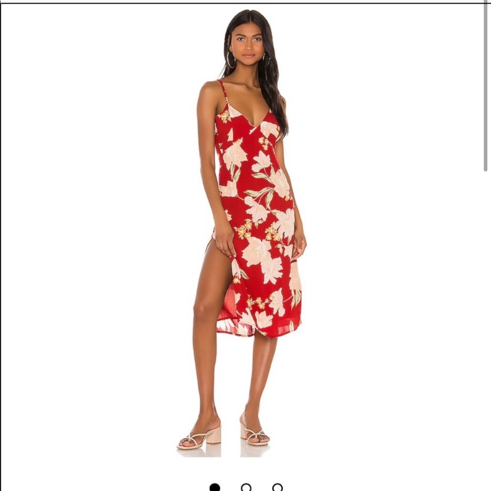 Amuse Society Floral MIDI dress